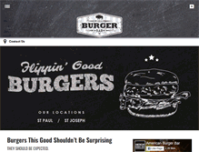 Tablet Screenshot of americanburgerbar.com